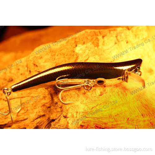 High Grade Fishing Lure--Dying Fish Suspend Minnow with 3D Eyes (HMHT95)
